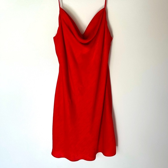House of Harlow x REVOLVE Ira Mini Dress in Crimson Red Medium - Picture 1 of 7